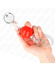 Kink - mordaza de bola roja de pvc transparente ajustable