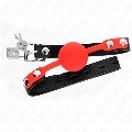 kink - silicone ball 4 cm gag with lock 60 x 2 cm