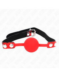 Mordaça Kink Gal Silicone Vermelho