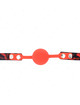 Kink - model 2 silicone ball 4 cm gag with lock 60 x 2 cm