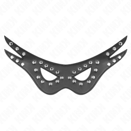 kink - sexy leatherette mask model 1 27 x 13 cm
