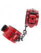 kink - dark red wrist cuffs 23 x 5 cm