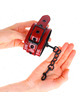 kink - dark red wrist cuffs 23 x 5 cm