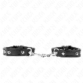 kink - mini black wristbands with studs adjustable 16-22 cm x 2 cm