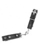 kink - muÑequeras mini negro con tachuelas ajustable 16-22 cm x 2 cm