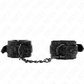 kink - muÑequeras de encaje ajustable negro 19-26 cm