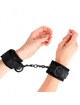 kink - muÑequeras de encaje y neopreno ajustable negro 20-29 cm x 5 cm