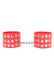 kink - muÑequeras con cierre a presiÓn ajustable rojo 19-24 cm x 5.5 cm