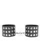kink - muÑequeras con cierre a presiÓn ajustable negro 19-24 cm x 5.5 cm