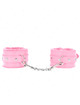 Kink - muÑequeras forradas premium rosa con correa rosa ajustable 17-29 cm x 6 cm