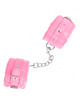 Kink - muÑequeras forradas premium rosa con correa rosa ajustable 17-29 cm x 6 cm