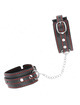 kink - muÑequeras pequeÑa negro con detalles en rojo ajustable 14-24 cm x 3.5 cm