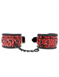 Algemas Kink Diamond Preto e Vermelho
