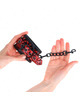 Algemas Kink Diamond Preto e Vermelho