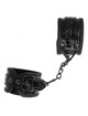 kink - diamond pattern wrist restraints black adjustable 17-26 cm x 5.5 cm
