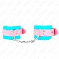 kink - muÑequeras chic azul / rosa ajustable 16-28 cm x 5 cm