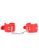 kink - muÑequeras sencillas rojo ajustable 20-23 cm x 5.5 cm