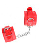 kink - muÑequeras sencillas rojo ajustable 20-23 cm x 5.5 cm