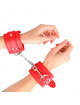 kink - muÑequeras sencillas rojo ajustable 20-23 cm x 5.5 cm