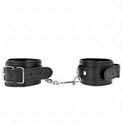 kink - muÑequeras finas negro ajustable 21-33 cm