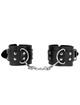 kink - double buckle wrist restraints black adjustable 19-26 cm