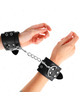 kink - double buckle wrist restraints black adjustable 19-26 cm