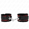 kink - muÑequeras diseÑo escÁndalo rojo-negro