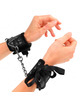 Kink - scandal wrist restraints black lace details 24.5 cm x 6.5 cm