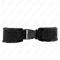 kink - muÑequeras nylon negro modelo 1 ajustable 25-35 cm x 6 cm