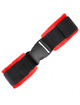 kink - muÑequeras nylon rojo-negro modelo 1 ajustable 25-35 cm x 6 cm