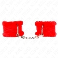 kink - muÑequeras forrada rojo ajustable 17-31 cm x 7 cm