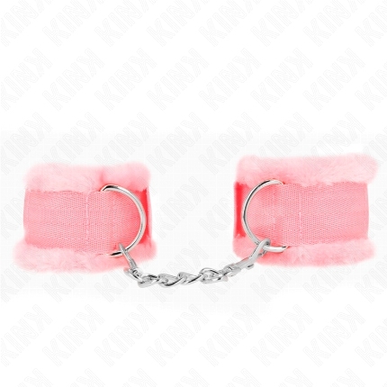 kink - muÑequeras forrada rosa ajustable 17-31 cm x 7 cm