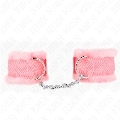 kink - muÑequeras forrada rosa ajustable 17-31 cm x 7 cm