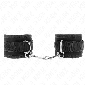 kink - muÑequeras nylon negro modelo 2 ajustable 18-35 cm x 6 cm