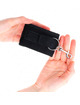 kink - nylon bind hookloop wrist restraints black model 2 adjustable 18-35 cm x 6 cm