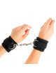 kink - nylon bind hookloop wrist restraints black model 2 adjustable 18-35 cm x 6 cm