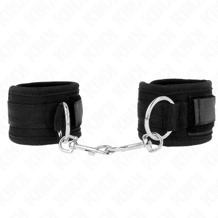 kink - muÑequeras negro ajustable 18-35 cm x 6 cm