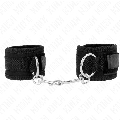 kink - muÑequeras negro ajustable 18-35 cm x 6 cm
