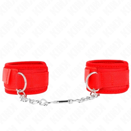 kink - muÑequeras neopreno rojo 42 x 5 cm
