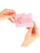 kink - beginner fur hand cuffs pink 30 x 7 cm