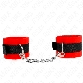 kink - muÑequeras para principiantes negro-rojo 30 x 7 cm