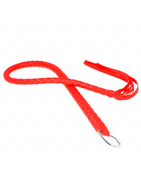 kink - snake whip with red hand ring 65 cm