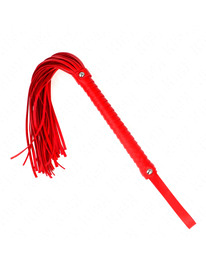 kink - lÁtigo con mango texturizado rojo 48.5 cm