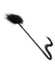 Penacho Kink com Chicote Silicone Preto 47 cm