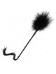 kink - silicone whip with feathers for tickle 47 cm