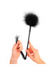 kink - silicone whip with feathers for tickle 47 cm