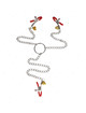Pinças para Mamilos Kink Clit Clamps Vermelho