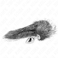 Plug Anal Kink Manu Cauda Cinzenta 40 cm