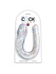 Dildo Duplo King Cock Double Trouble Transparente 44 cm