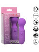 calexotics - first time masajeador recargable 10 vibraciones violeta